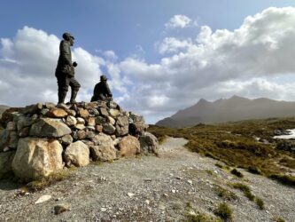 Scotland, Isle of Skye - Monument Heroes of the Hills