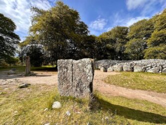 Scotland, Clava Cairns - The standing stones