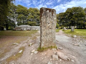 Scotland, Clava Cairns - The standing stones