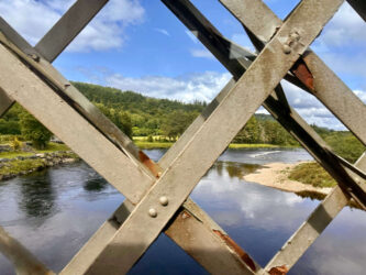 Scotland, Pitlochry - On the train