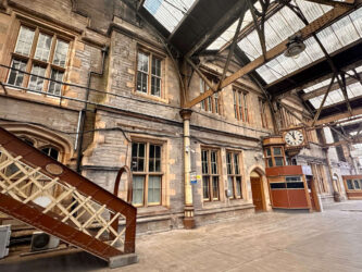 Scotland, Perth - Train station