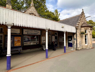 Scotland, Pitlochry - Train station