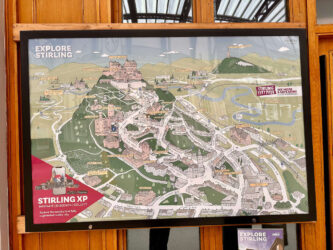 Scotland, Stirling - Map