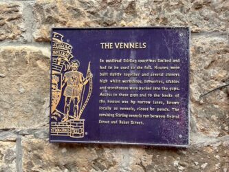 Scotland, Stirling - The vennels