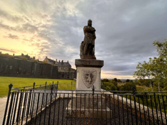 Scotland, Stirling - Robert the Bruce Statue