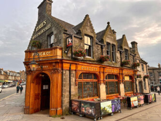Scotland, Edinburgh - Haymarket pub