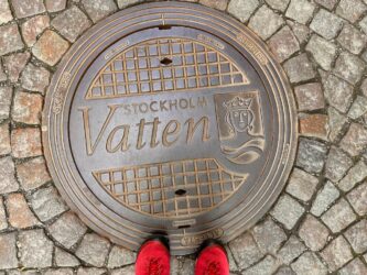 Sweden, Stockholm - Manhole cover