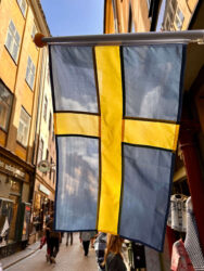 Sweden, Stockholm - The flag