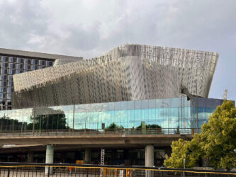 Sweden, Stockholm - The large conference center at the waterfront