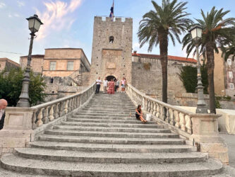 Croatia, Korcula - Tower of the South Land Gate