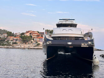 Croatia, Prigradica - The ferry