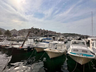 Croatia, Hvar - The harbour