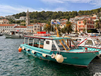 Croatia, Hvar - The harbour