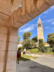 Croatia, Split - The Golden Gate & Gregory of Nin Statue