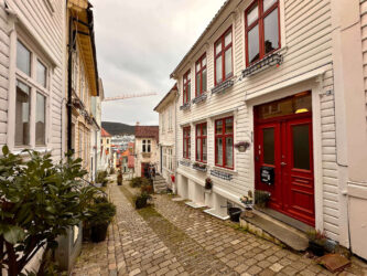 Norway, Bergen - Nordnes district
