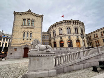 Norway, Oslo - Parliament Building