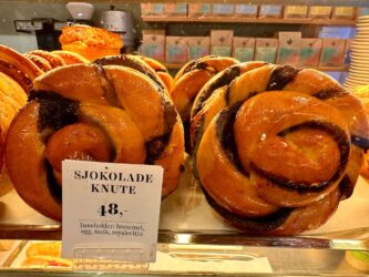 Norway, Oslo - Chocolate rolls