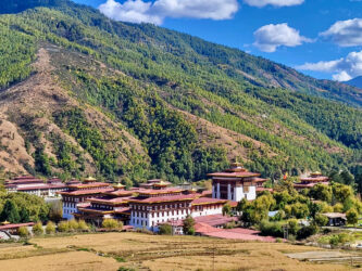 Bhutan, Paro - Rinpung Dzong, also known as Paro Dzong