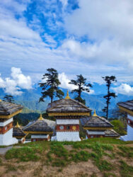 Bhutan, Dochula Pass - The Druk Wangyal Chortens