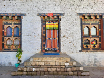 Bhutan, Paro - Rinpung Dzong, also known as Paro Dzong