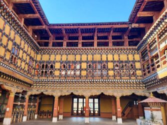 Bhutan, Paro - Rinpung Dzong, also known as Paro Dzong