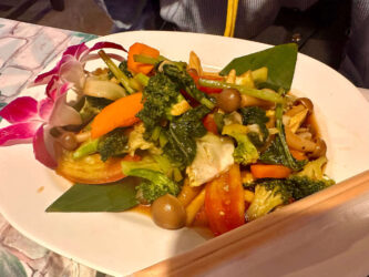Thailand, Krabi - Fried vegetables