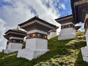 Bhutan, Dochula Pass - The Druk Wangyal Chortens