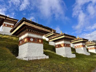 Bhutan, Dochula Pass - The Druk Wangyal Chortens