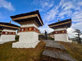 Bhutan, Dochula Pass - The Druk Wangyal Chortens