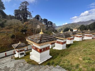 Bhutan, Dochula Pass - The Druk Wangyal Chortens