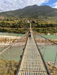 Bhutan, Punakha - The Punakha Suspension Bridge