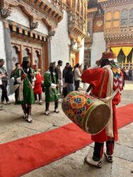 Bhutan, Punakha - Celebrations at Punakha Dzong