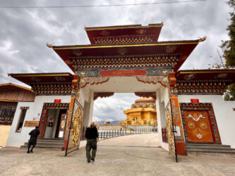 Bhutan, Thimphu - Buddha Dordenma, a massive 169-foot (52m) gilded bronze statue of Shakyamuni Buddha