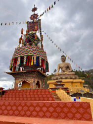 Bhutan, Thimphu - Buddha Dordenma, a massive 169-foot (52m) gilded bronze statue of Shakyamuni Buddha