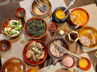 Bhutan, Thimphu - Traditional lunch