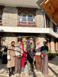 Bhutan, Paro - Our hotel crew