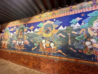 Bhutan, Paro - Rinpung Dzong, also known as Paro Dzong