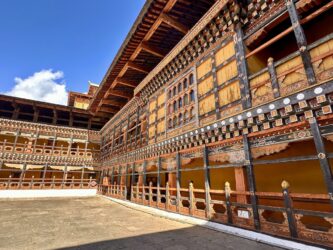 Bhutan, Paro - Rinpung Dzong, also known as Paro Dzong