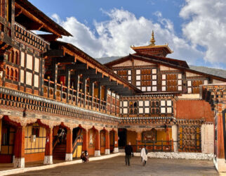 Bhutan, Paro - Rinpung Dzong, also known as Paro Dzong