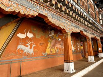 Bhutan, Paro - Rinpung Dzong, also known as Paro Dzong