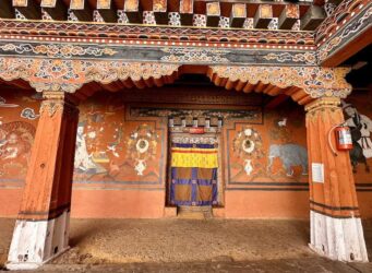 Bhutan, Paro - Rinpung Dzong, also known as Paro Dzong