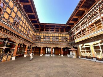 Bhutan, Paro - Rinpung Dzong, also known as Paro Dzong