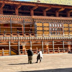 Bhutan, Paro - Rinpung Dzong, also known as Paro Dzong