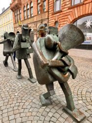 Sweden, Malmö - The Optimism Orchestra Statues