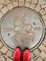 Sweden, Malmö - Manhole cover