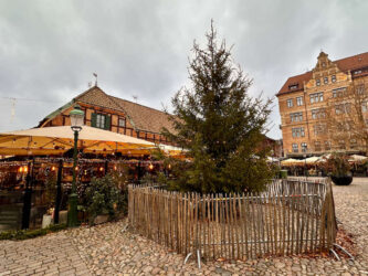 Sweden, Malmö - Christmas decoration