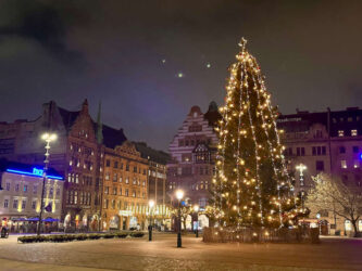 Sweden, Malmö - Christmas decoration