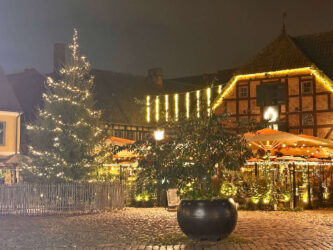 Sweden, Malmö - Christmas decoration