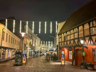 Sweden, Malmö - Christmas decoration