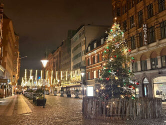 Sweden, Malmö - Christmas decoration